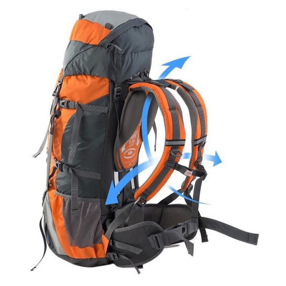 Рюкзак туристичний NH70B070-B Naturehike 6927595709016, 70 л, помаранчевий