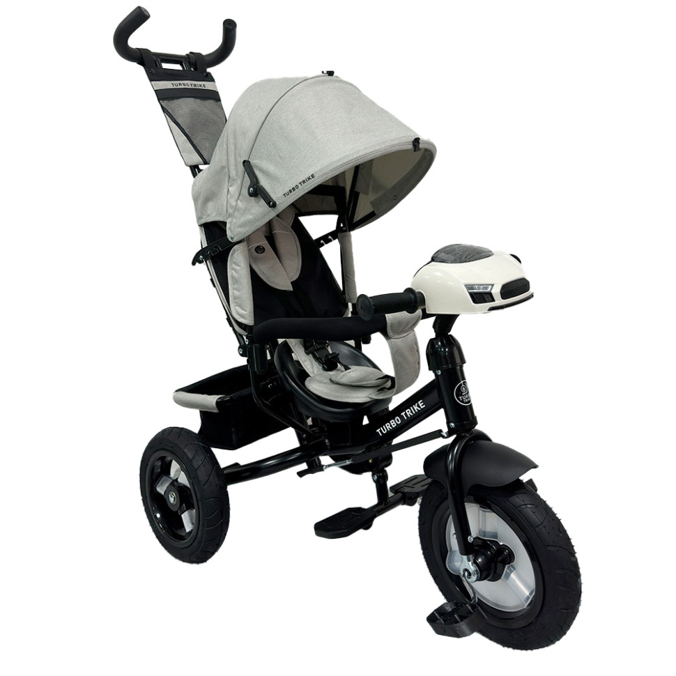 Дитячий триколісний велосипед Turbotrike MT 1006-12 сірий