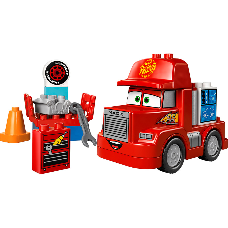 Конструктор LEGO DUPLO Disney Мак на перегонах 10417, 14 деталей 