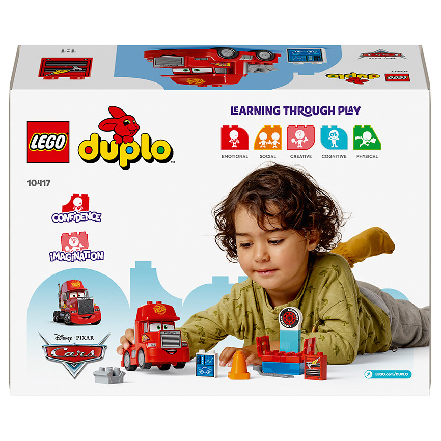 Конструктор LEGO DUPLO Disney Мак на перегонах 10417, 14 деталей 
