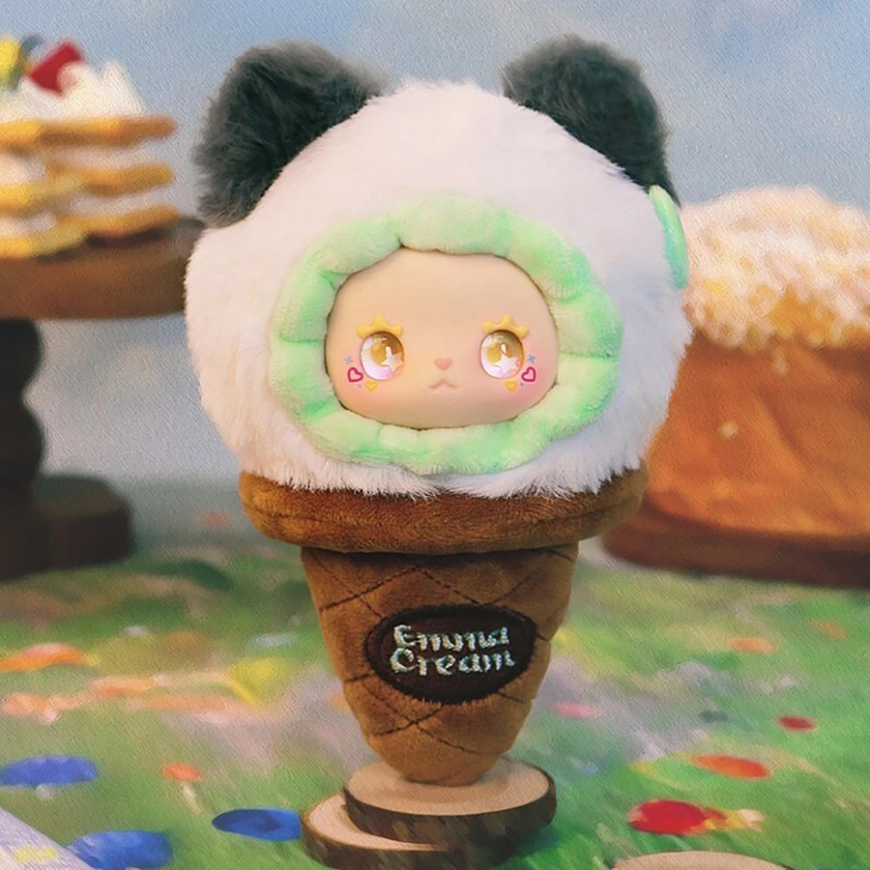 Коллекционная мягкая игрушка с кольцом Мороженко Pop Top MJ-000095 Lucky Emma серии 