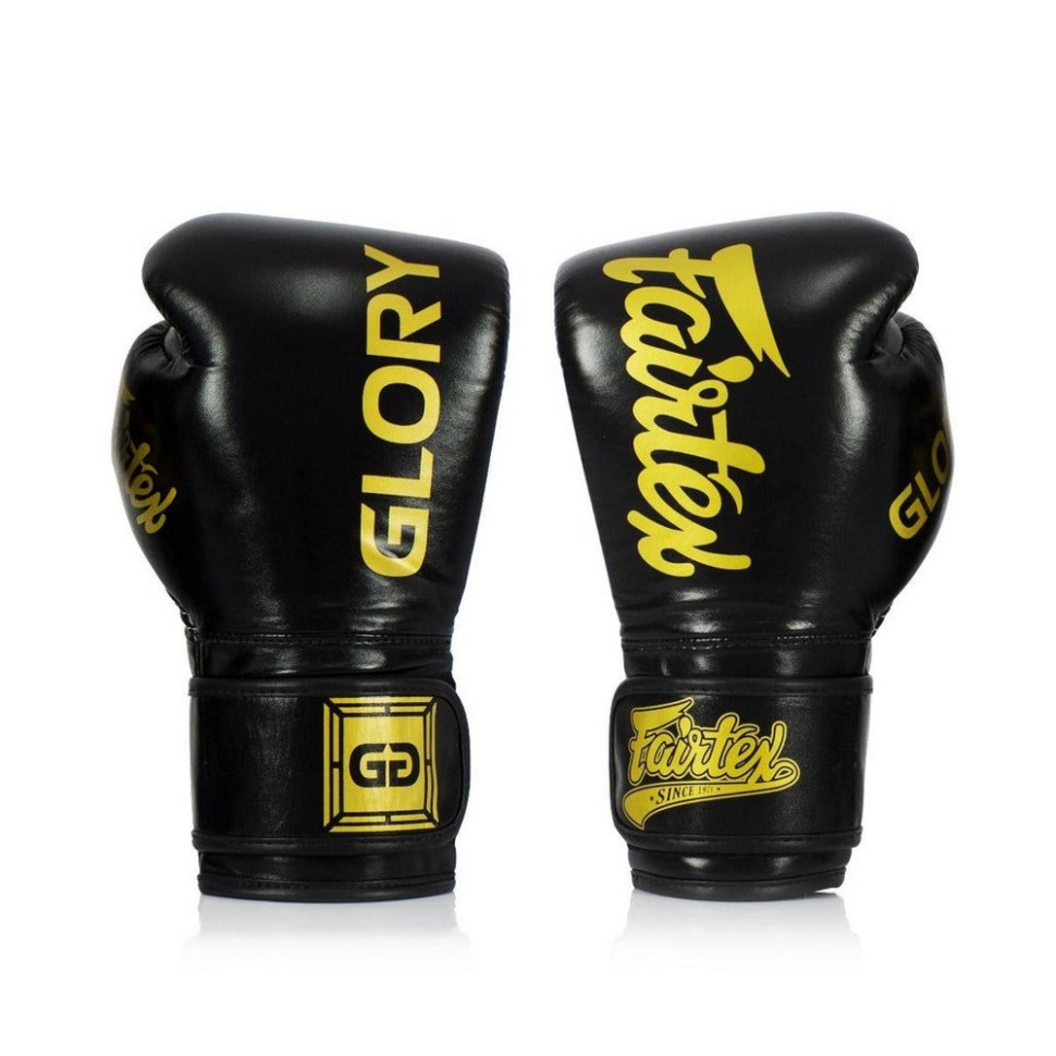 Боксерські рукавиці BGVG1 Fairtex BGVG1_14oz_Black 14 унцій (бинти в комплекті)