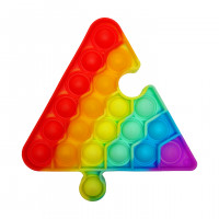 Игрушка-антистресс POP-IT (Поп Ит) "Треугольник" PPT-T(Multicolor) Разноцветный