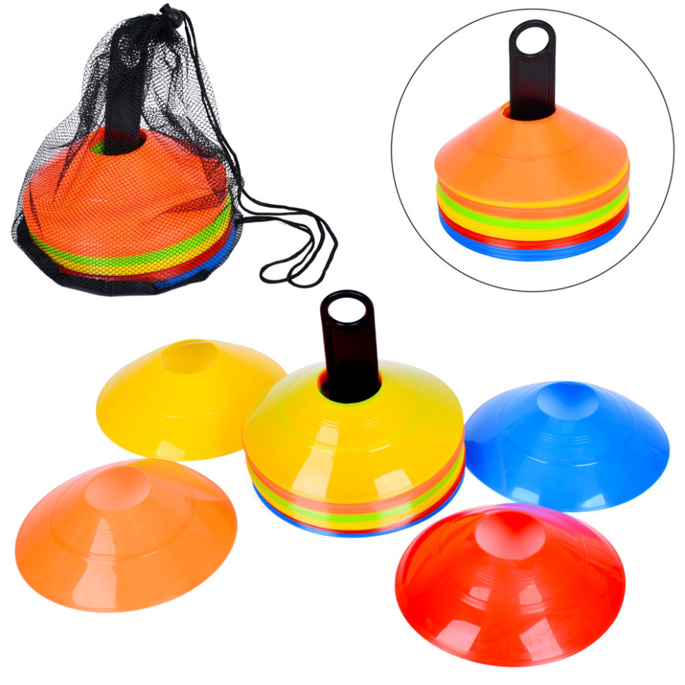 Набор фишек для разметки Bambi MS 4168-1, 50 шт, 18 см, 5 цветов