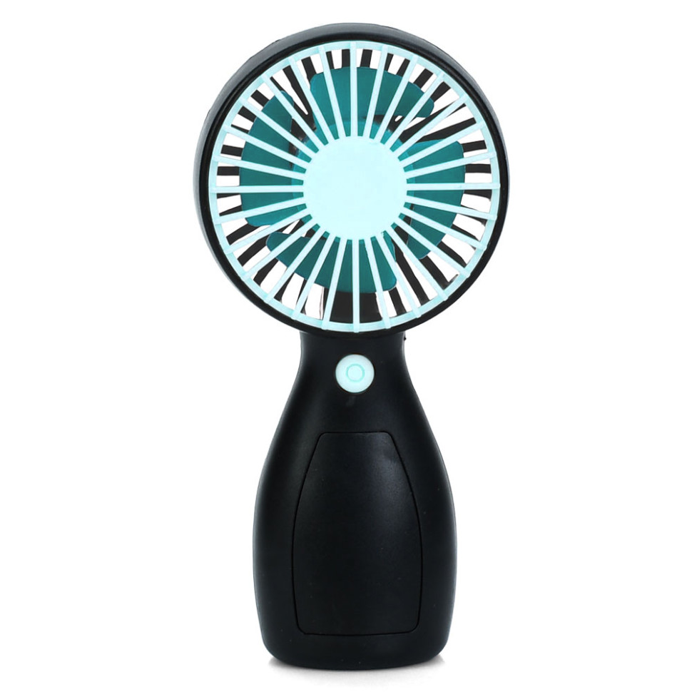 Портативний ручний вентилятор Bambi MK 5663-2(Blue) 13 см, акумулятор, USB зарядне