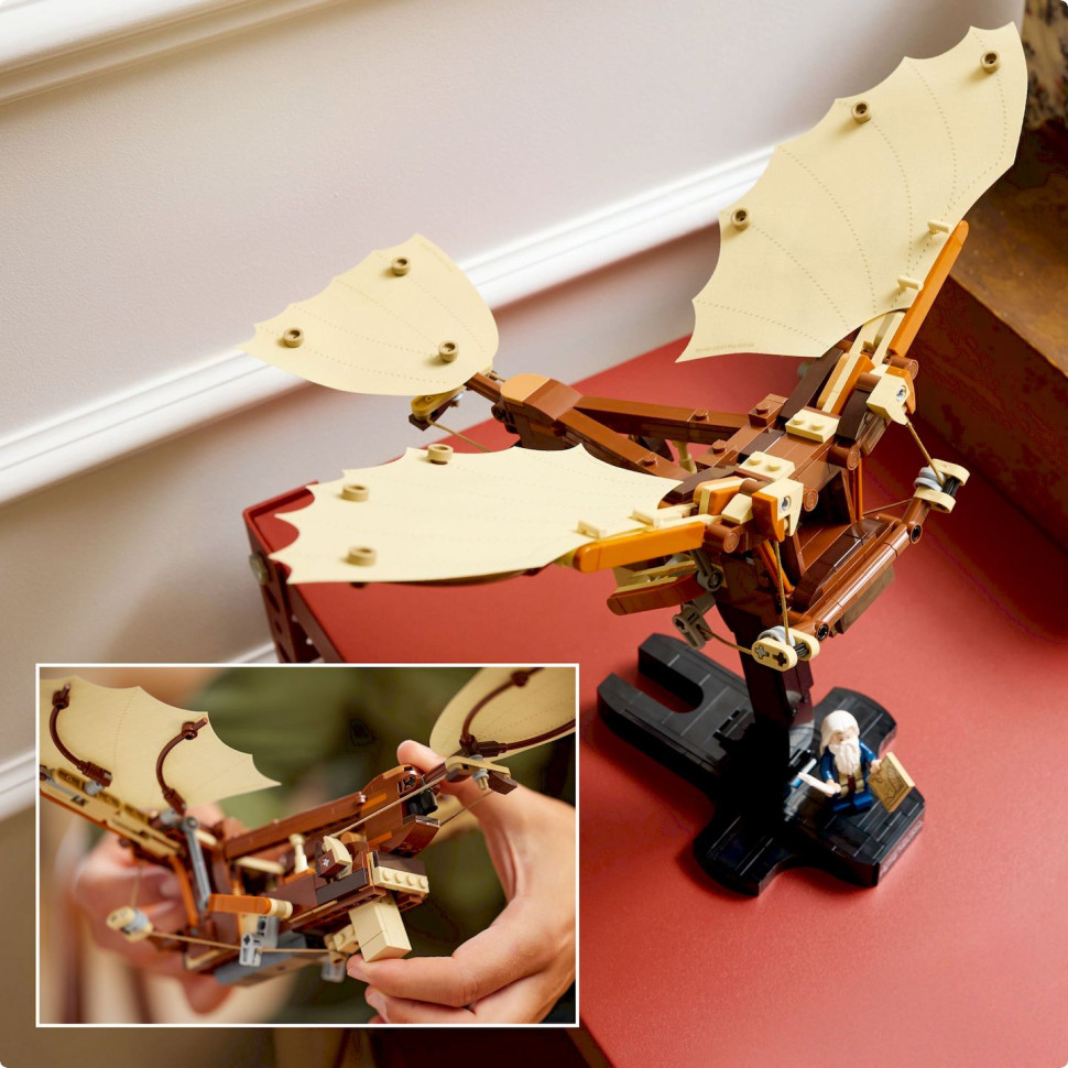 Конструктор LEGO Icons Літальний апарат Леонардо да Вінчі 10363, 493 деталі