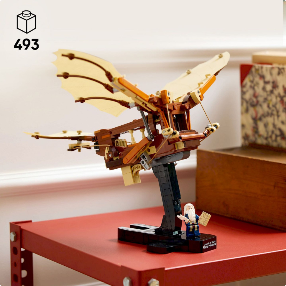 Конструктор LEGO Icons Літальний апарат Леонардо да Вінчі 10363, 493 деталі