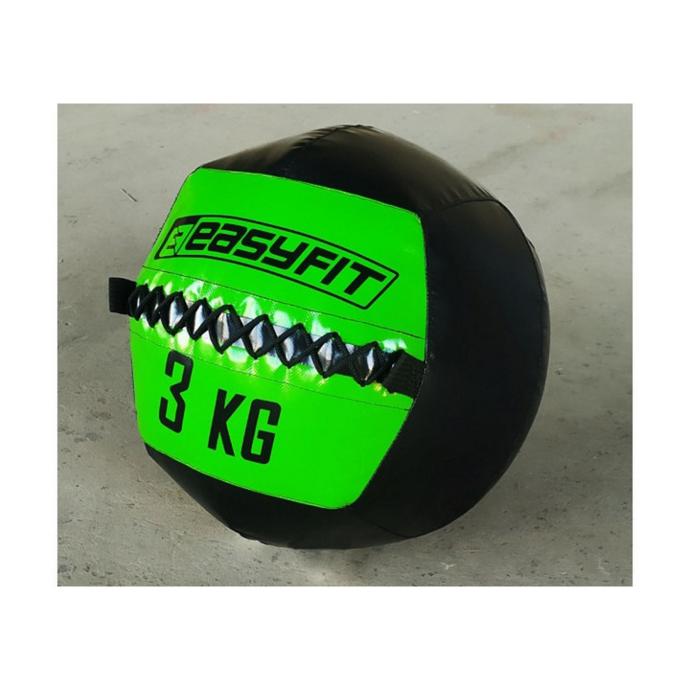 Медицинский мяч Wall Ball (медбол, волболл) EasyFit EF-WB-03, 3 кг