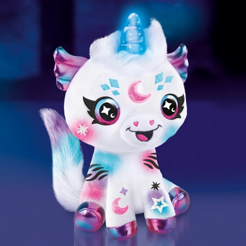 Набор для творчества DIY AIRBRUSH PLUSH Единорог Космик CanalToys AIR028 с сияющим рогом