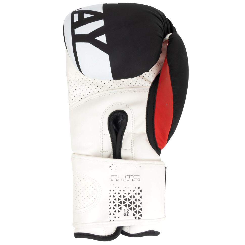 Боксерські рукавиці 3086 Matt Challenger PowerPlay PP_3086_12oz_Bl/White, Чорно-Білі 12 унцій