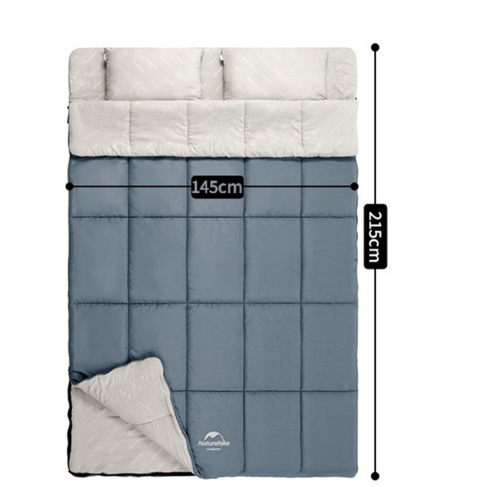 Спальний мішок двомісний NH21MSD05 Naturehike 6927595782521