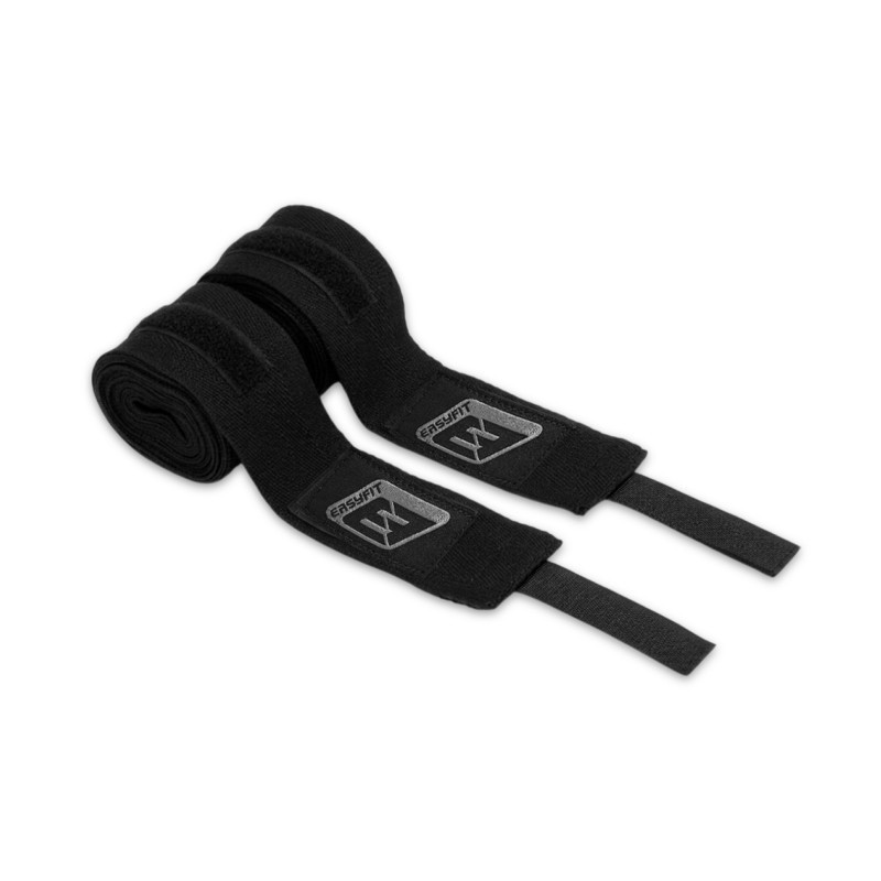 Бинты для бокса EasyFit EF-0373-30-bk, FlexWrap, черный 3 м