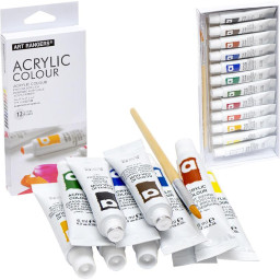 Набор акриловых красок "Art Rangers Acrylic" Bambi PA31.12006.A 6 мл, 12 цветов Набор акриловых красок "Art Rangers Acrylic" Bambi PA31.12006.A 6 мл, 12 цветов
