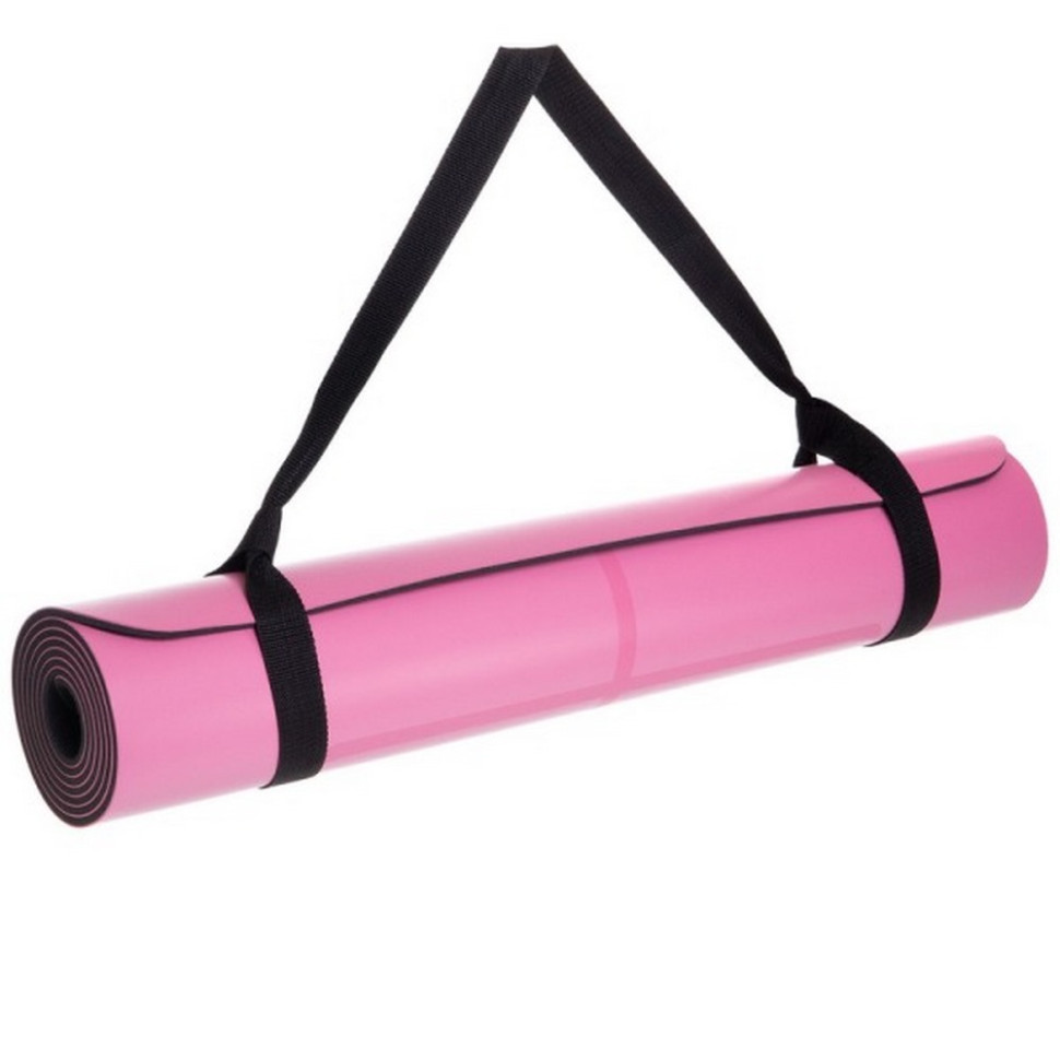 Килимок для йоги Generation Fitness 523392FS 183х61х0,6 см, рожевий