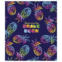 Зошит учнівський "Brave book" Школярик 024-3022L-4 у лінію, 24 аркушів