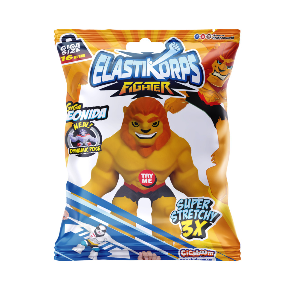 Стретч-игрушка Лев Леон Elastikorps C1016GF15-2021-6 серии 