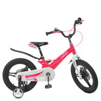 Велосипед дитячий PROF1 LMG16232 16 дюймів, рожевий