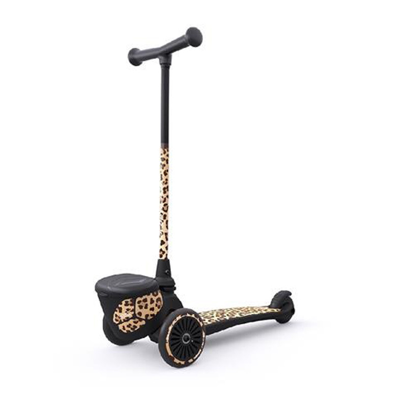 Детский трехколесный самокат Highwaykick-2 Scoot and Ride SR-210201-LEOPARD, леопард