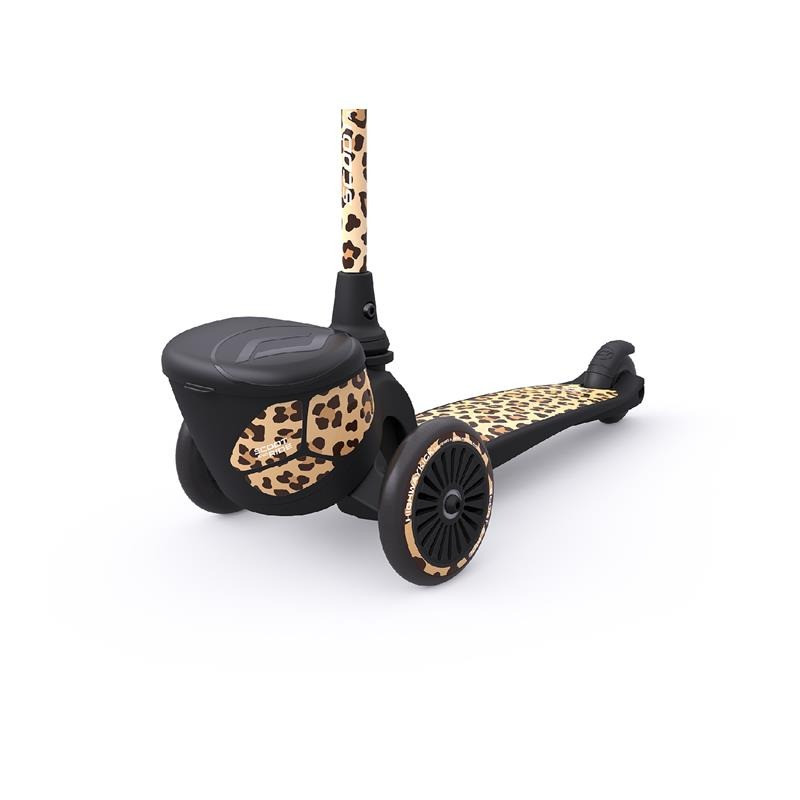 Детский трехколесный самокат Highwaykick-2 Scoot and Ride SR-210201-LEOPARD, леопард