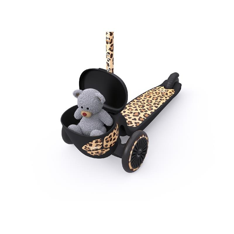 Детский трехколесный самокат Highwaykick-2 Scoot and Ride SR-210201-LEOPARD, леопард