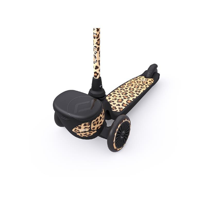 Детский трехколесный самокат Highwaykick-2 Scoot and Ride SR-210201-LEOPARD, леопард