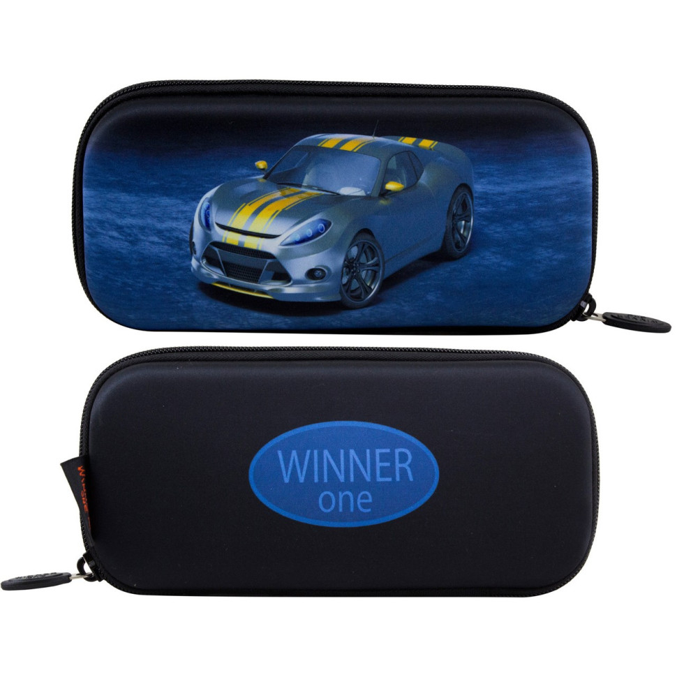 Пенал школьный каркасный Winner P-214 для мальчиков 22,5х10,5х4 см
