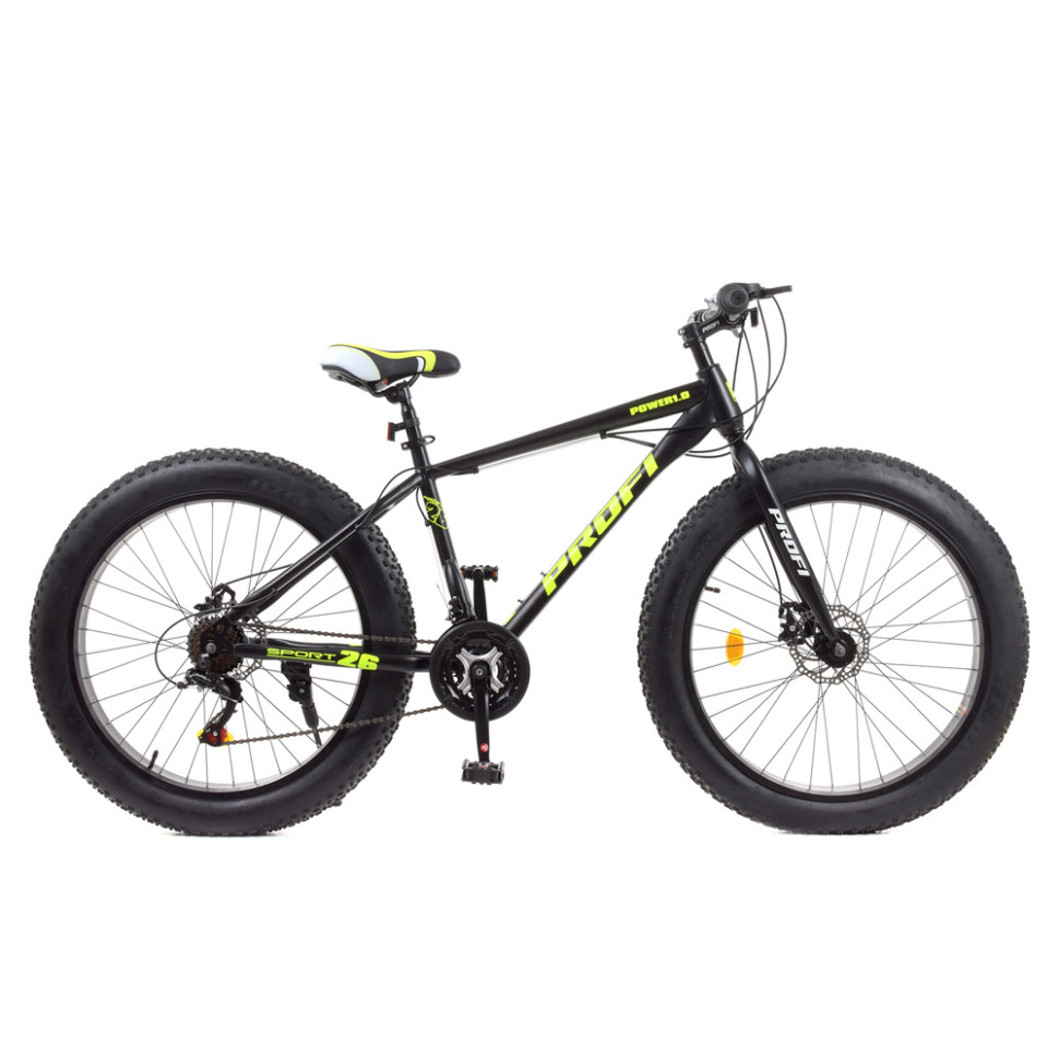 Велосипед підлітковий PROFI EB26POWER 1.0 S26.6 чорно-салатовий по цене 9 347 грн.