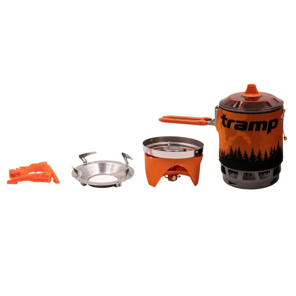 Система для приготування їжі та газовий балон 230 грам Tramp UTRG-049-orange+UTRG-003