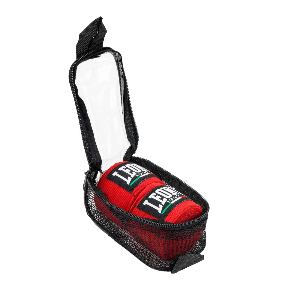 Бинти для боксу AB705 Leone AB705_Red_350 Red 3.5 метра