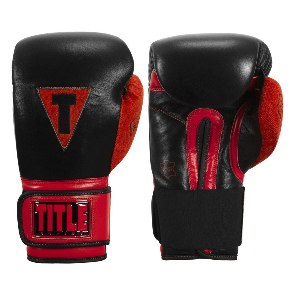 Боксерські рукавиці Boxing All Heart Bag Gloves 2.0 TITLE AHABG2 12 oz BK/RD 12 унцій (бинти в комплекті)