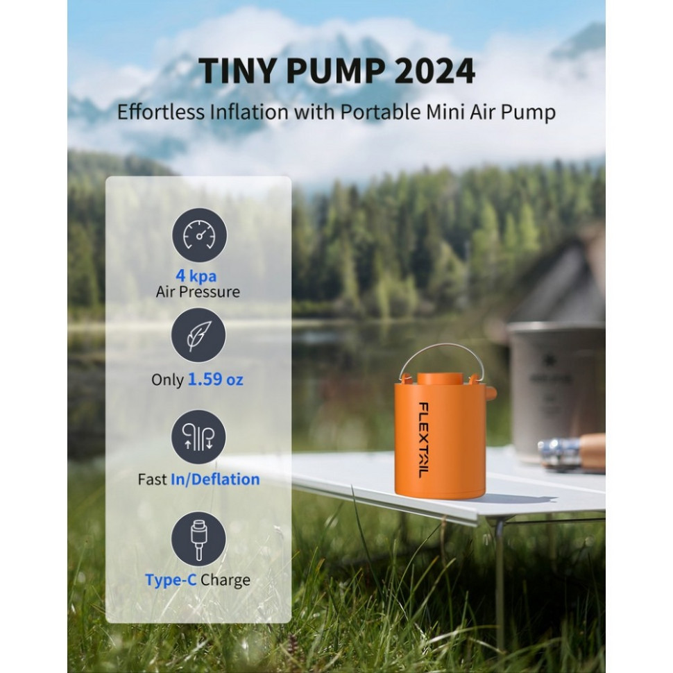 Кемпинговый насос-фонарь Tiny Pump Flextail 6975755961378
