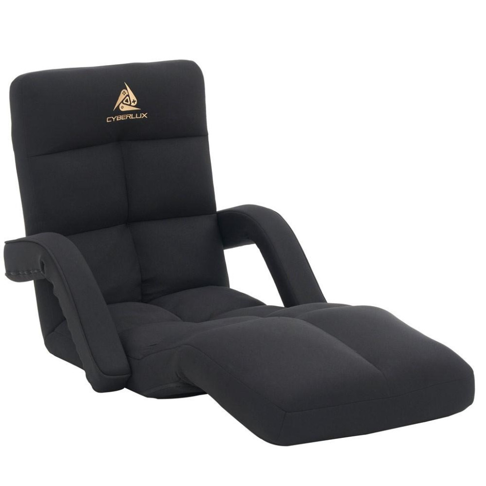 Геймерське крісло Cyberlux GM-04 Black, Fabric Black, до 140 кг