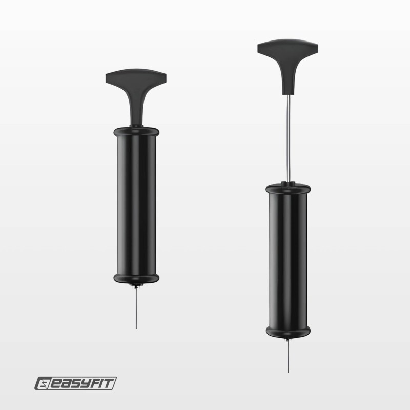 Ручной насос с иглой для накачивания EasyFit EF-1841 пластик, черный