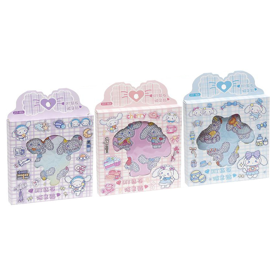 Детские алмазные наклейки Bambi ZCT-B06, 4 картинки