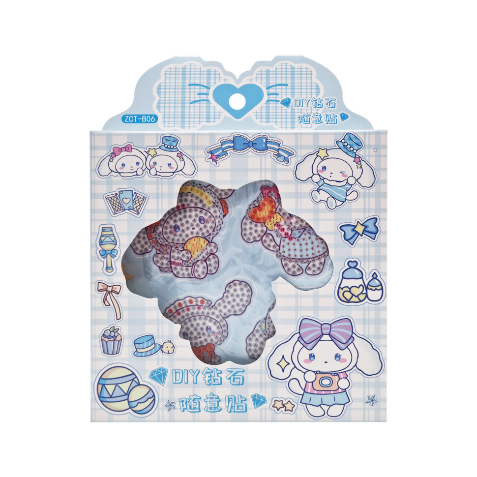Детские алмазные наклейки Bambi ZCT-B06, 4 картинки