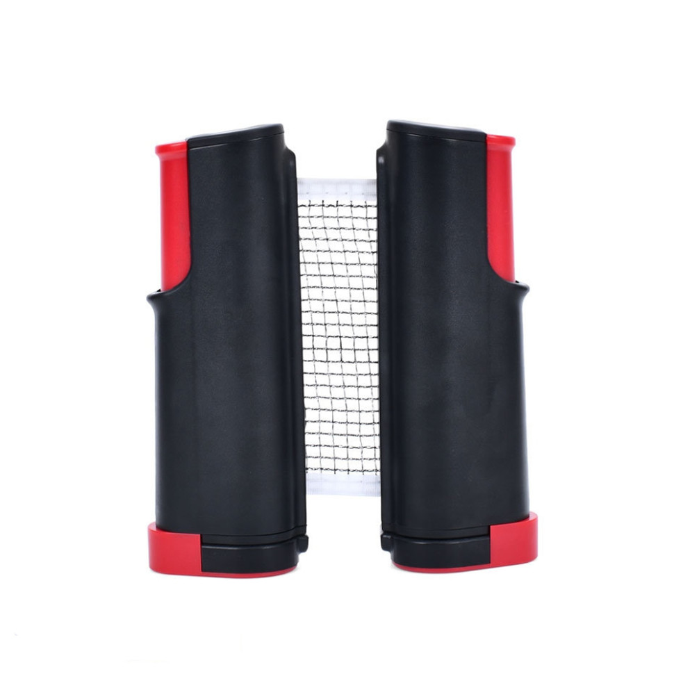 Сітка для настільного тенісу з фіксаторами для столу Bambi MS 4176(Black-Red) довжина 165 см