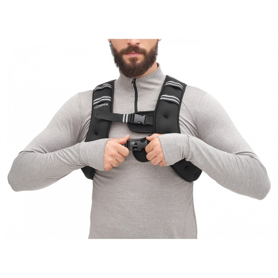 Жилет-утяжелитель для тренировок Weight Vest Cornix XR-0342 Black 3 кг