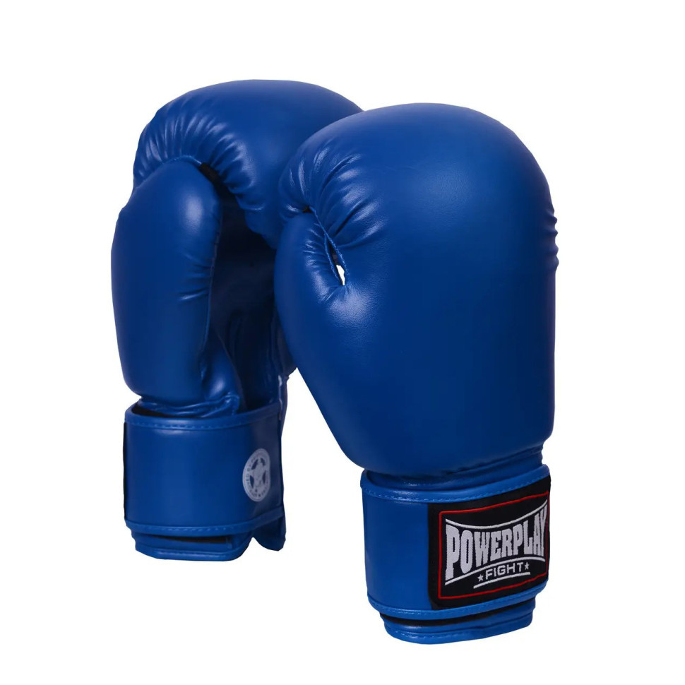 Боксерские перчатки PowerPlay PP_3004_14oz_Blue, Синие 14 унций