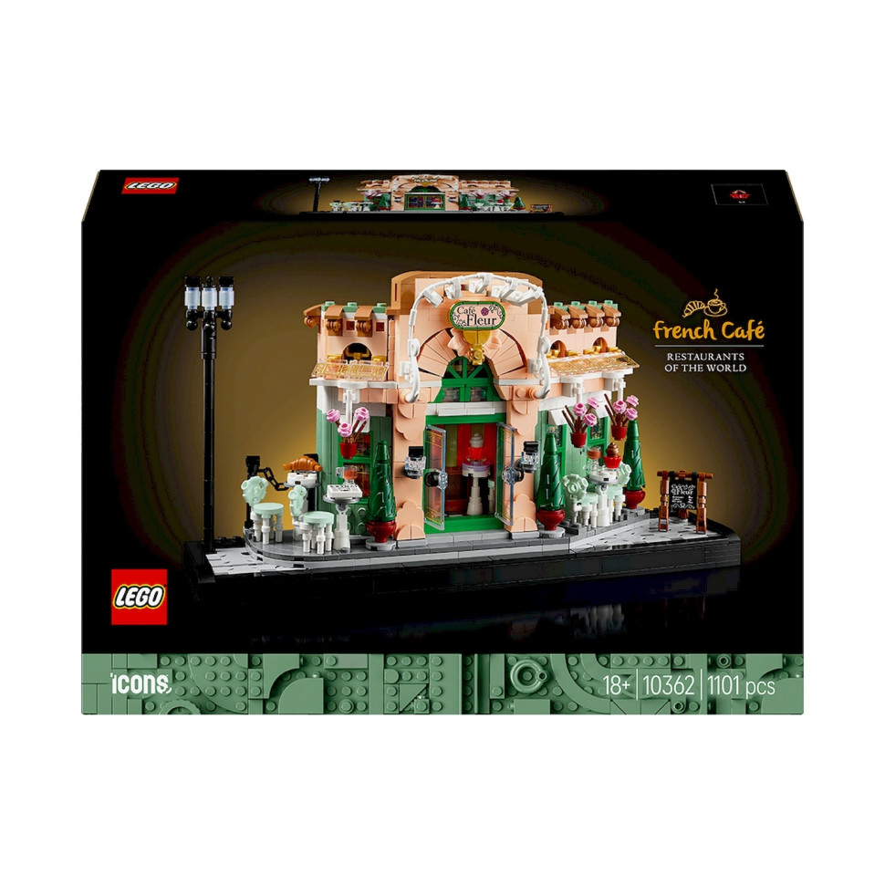Конструктор LEGO Icons Французька кав'ярня 10362, 1101 деталь 