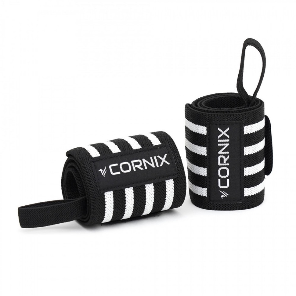 Бинти для зап'ясть Wrist Wraps Cornix XR-0194 Black/White