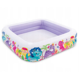 Детский надувной бассейн 57470(Violet) со съемной крышей 157 x 122 см 295 л