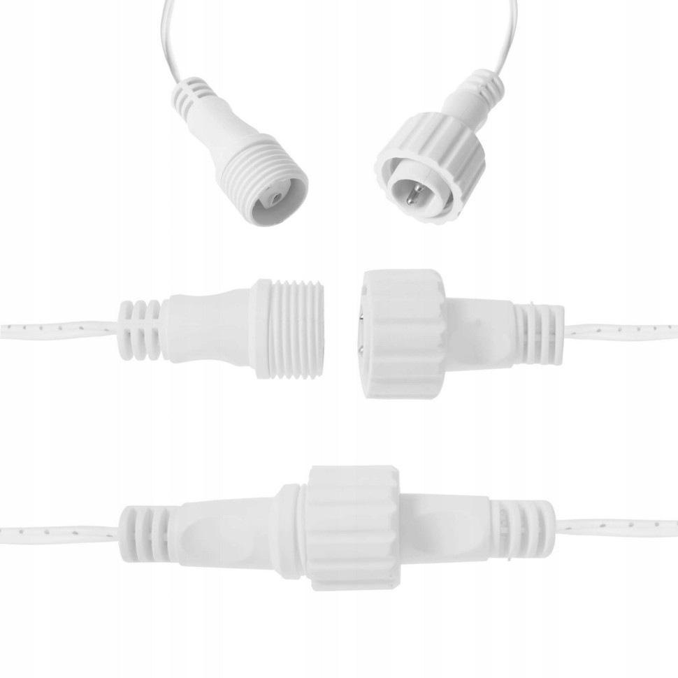 Гирлянда бахрома уличная LED Pilot CL4001 Warm Springos CL4001 White 3 x 3 м, наружная