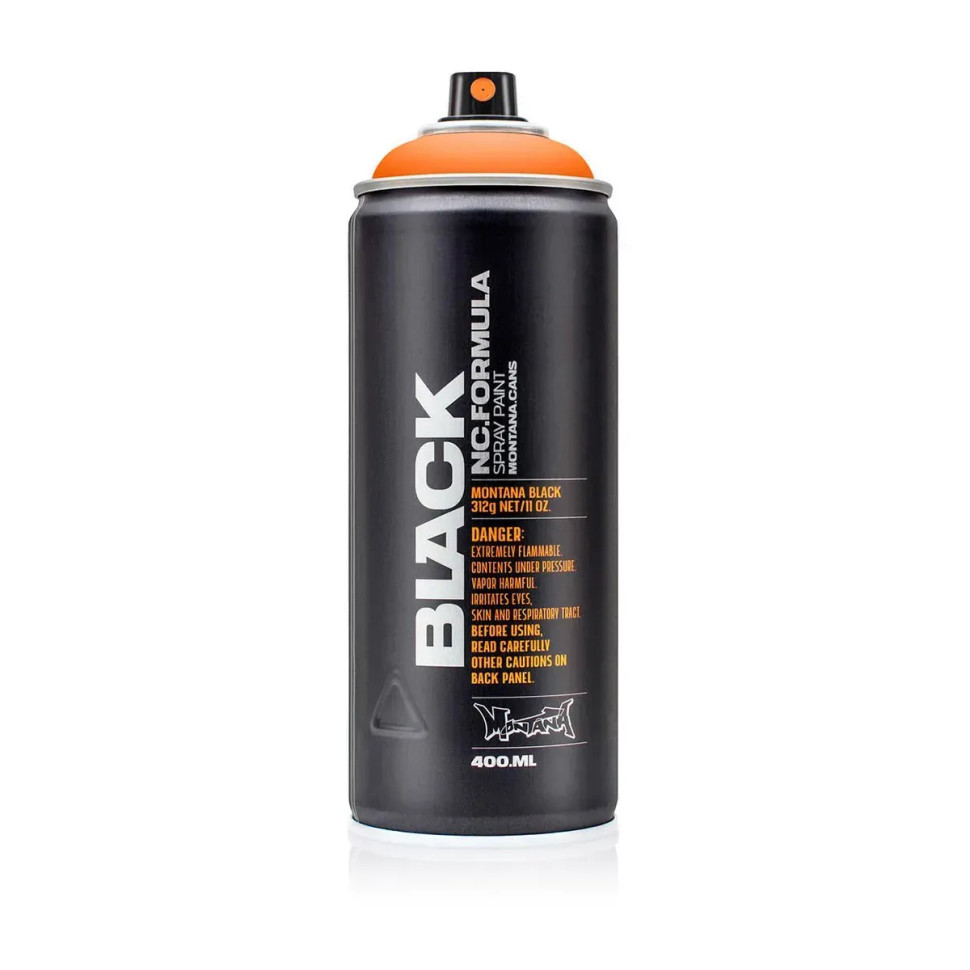 Аерозольна фарба Montana Black 263682 Помаранчевий (Pure Orange) 400 мл