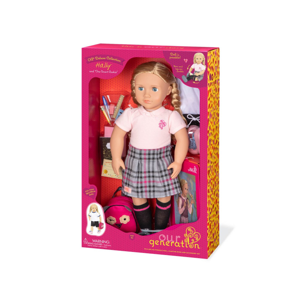 Ляльки пупси для дівчаток Our Generation DELUXE Холлі 46 см BD31285AZ