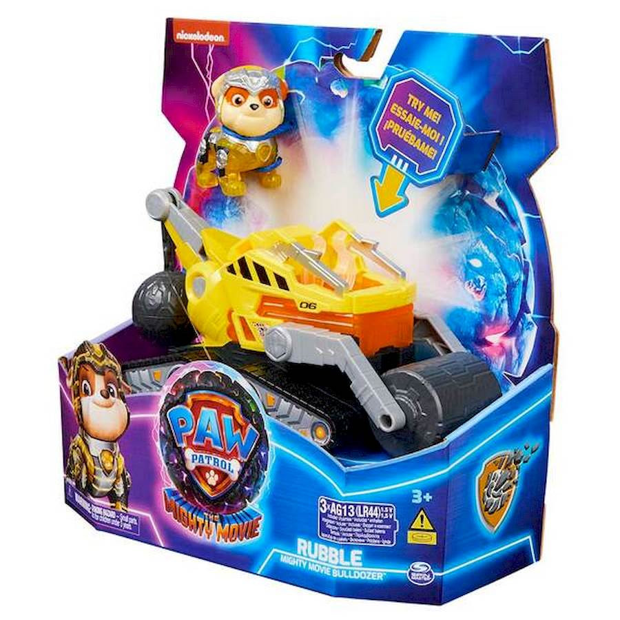 Игровой автомобиль-трансформер с фигуркой Крепыша Spin Master SM17776/6511 со светом и звуком