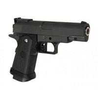 Детский пистолет "COLT1911PD с глушителем" Galaxy G10А Металл, черный