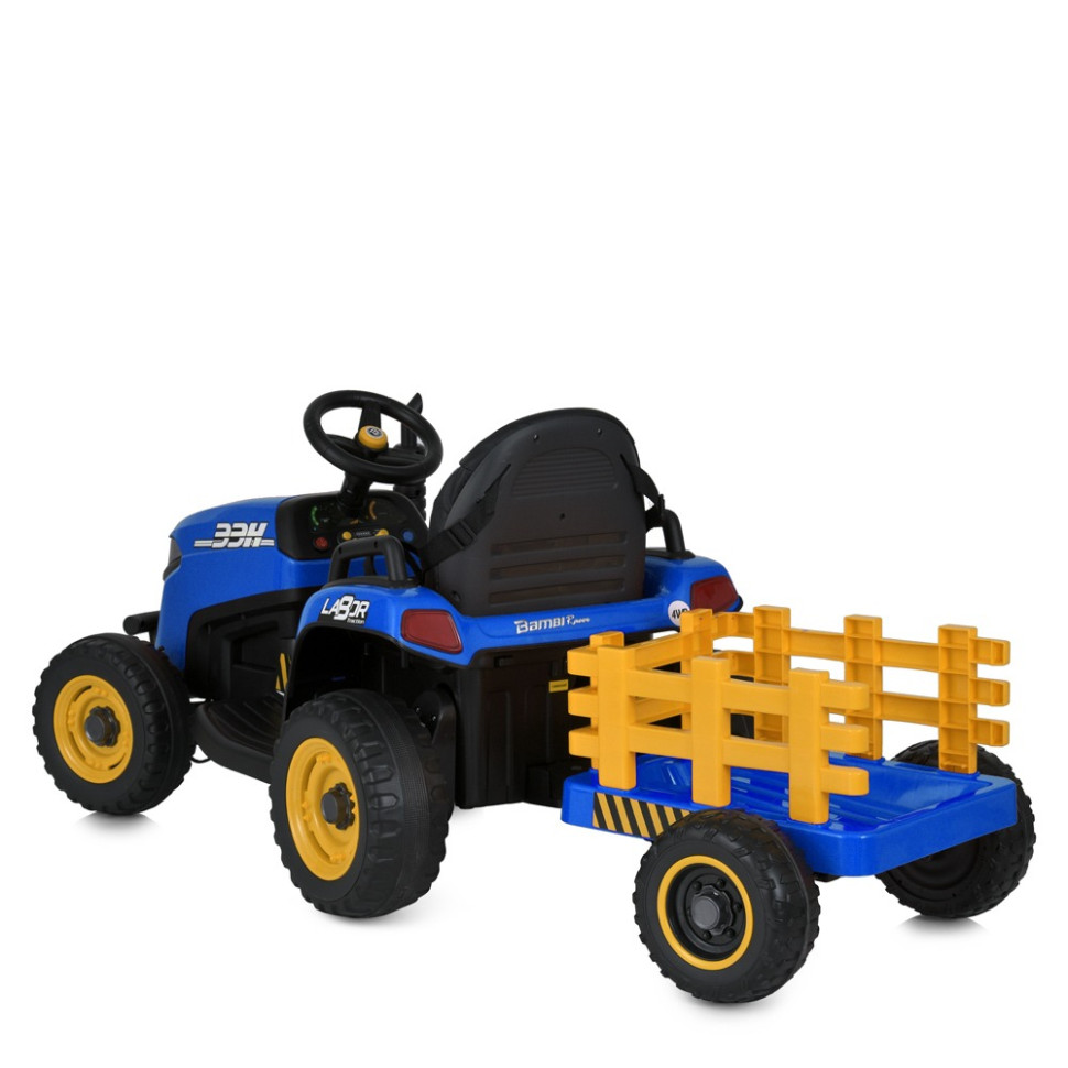Дитячий електромобіль Трактор Bambi Racer M 6038EBLR-3 до 30 кг