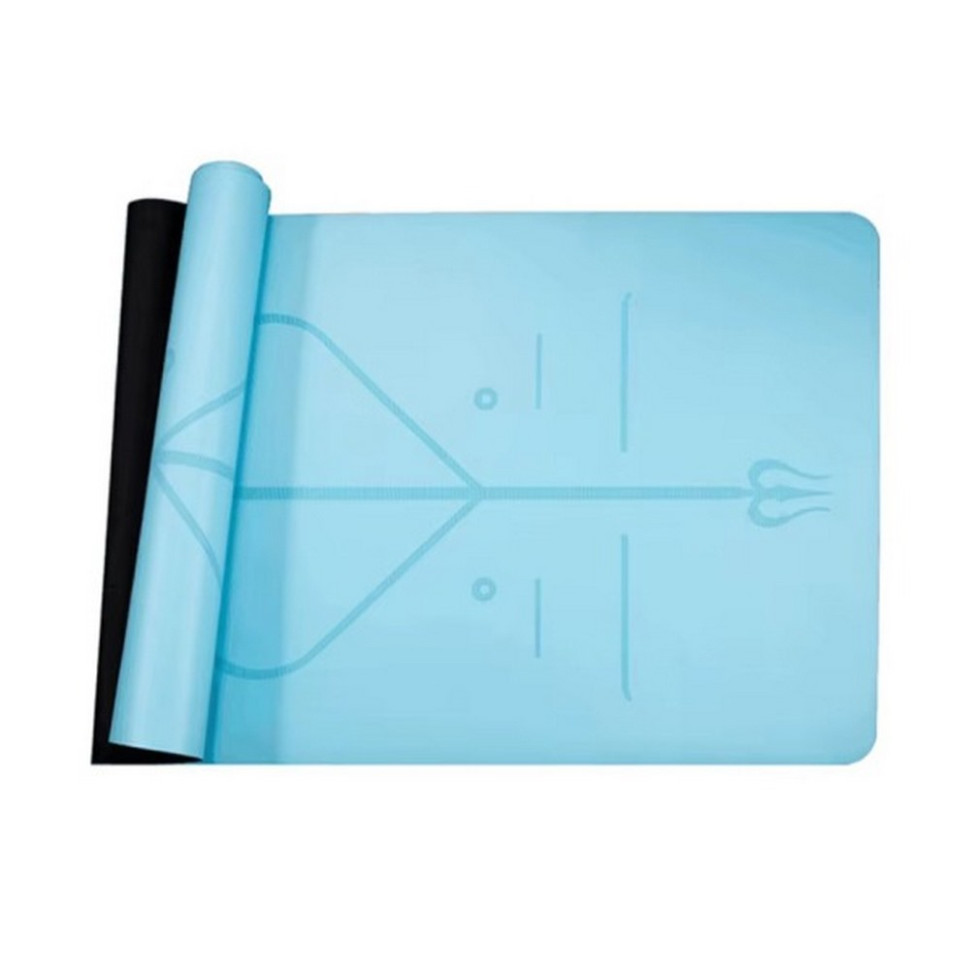 Килимок для йоги Generation Fitness 523393FS 183х61х0,6 см, світло-синій