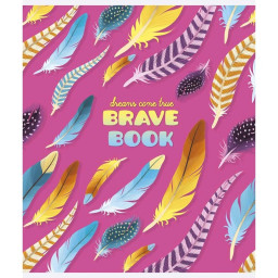 Зошит учнівський "Brave book" Школярик 024-3022L-5 у лінію, 24 аркушів