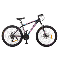 Велосипед подростковый PROFI 26OPTIMAL A26.2 черно-розовый